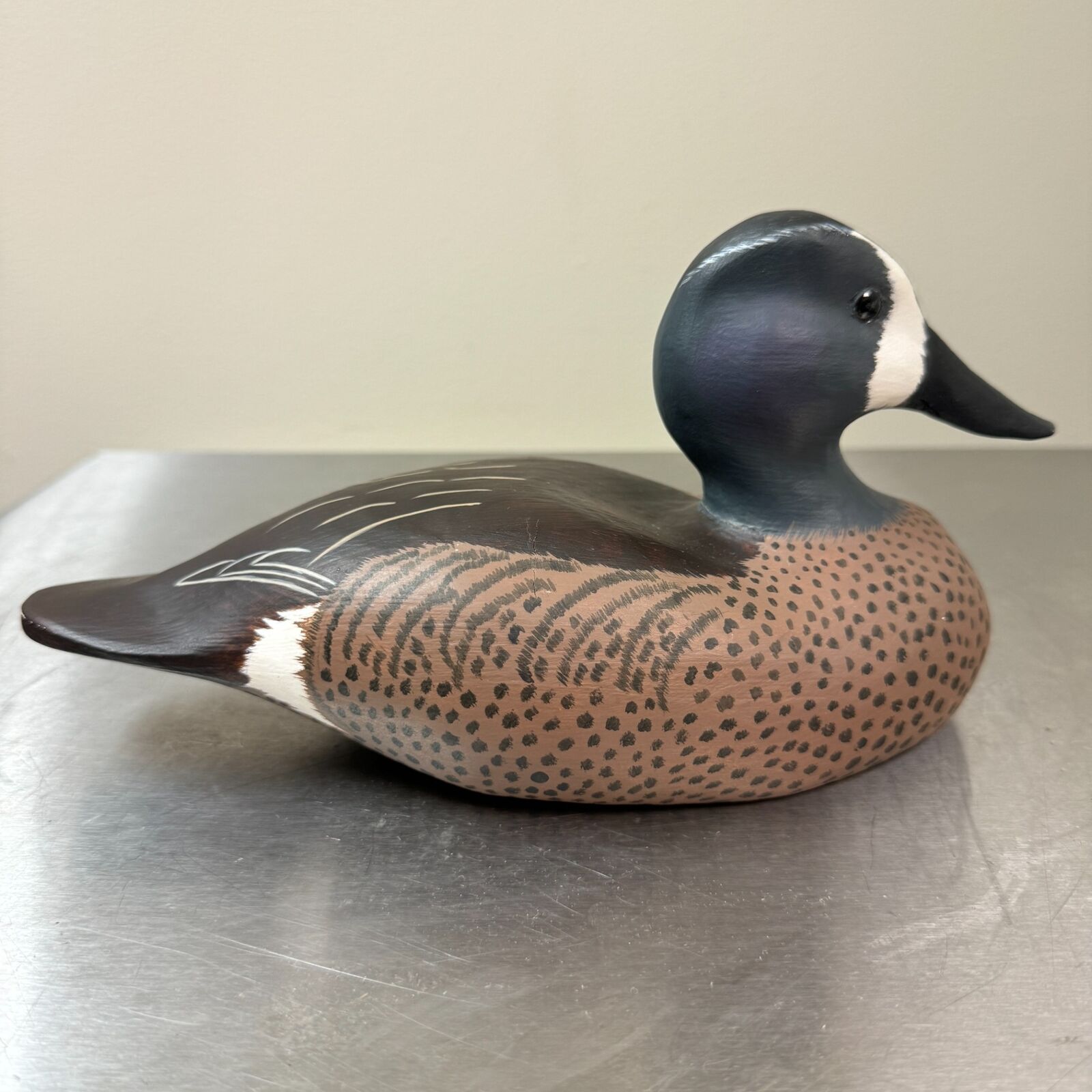 VTG Blue Winged Teal Duck Decoy Mary Carol Larimore BORING WATERFOWL Boring MD 2