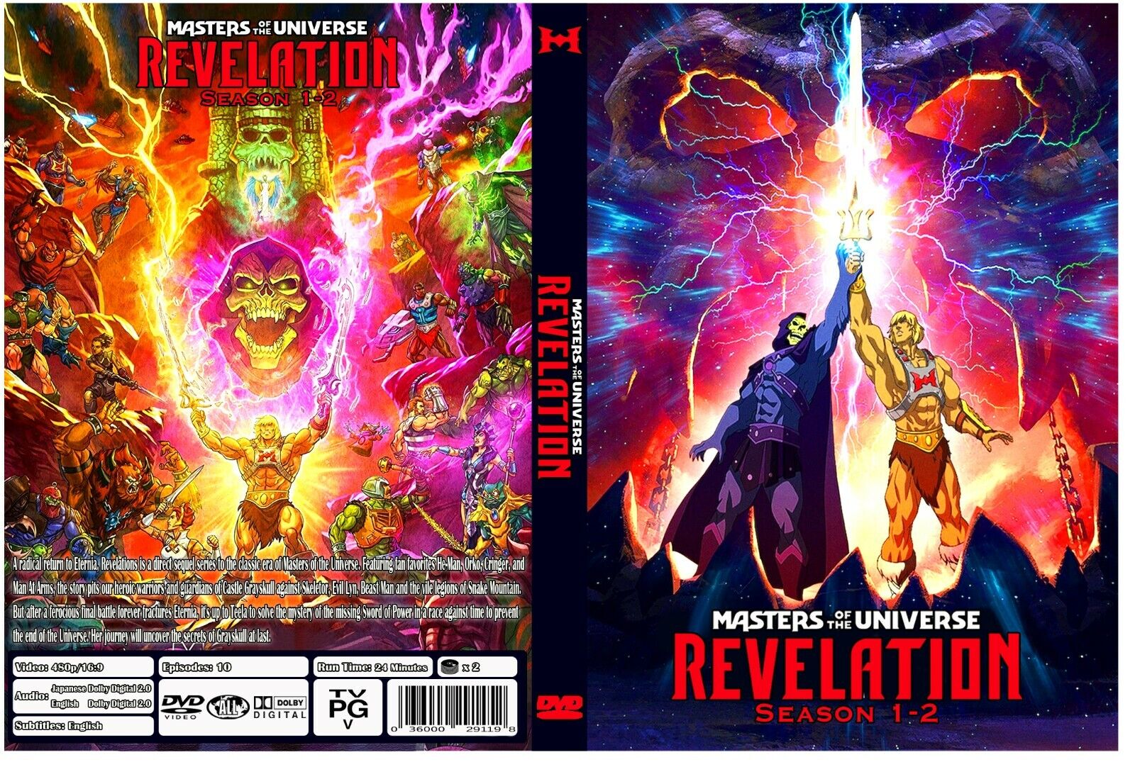 Masters Of The Universe Revelation Animated Series Season 1-2 Dual Audio Eng/Jpn