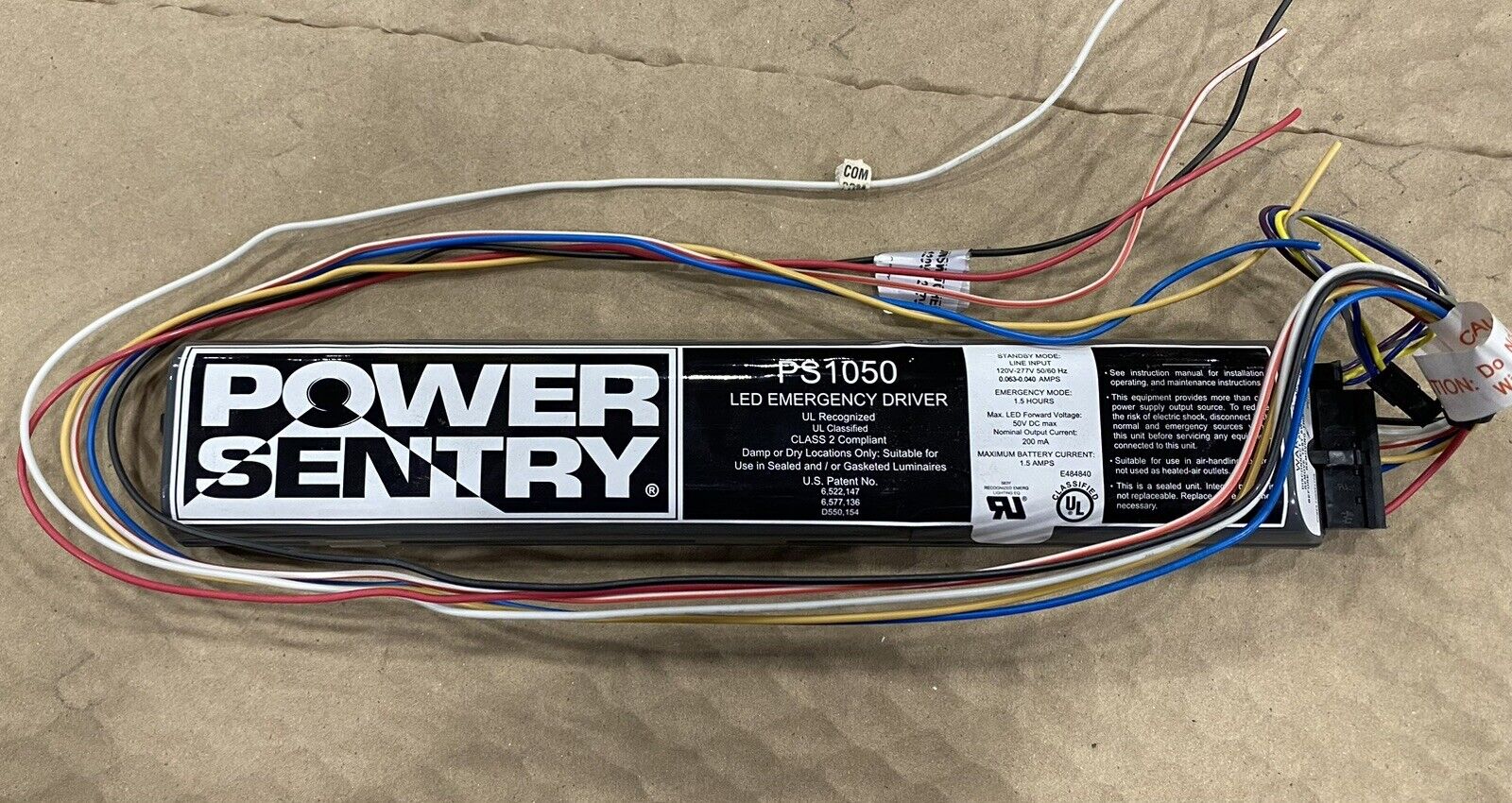 Power Sentry PS1050 LED Emergency Driver - Open Box - READ DESCRIPTION