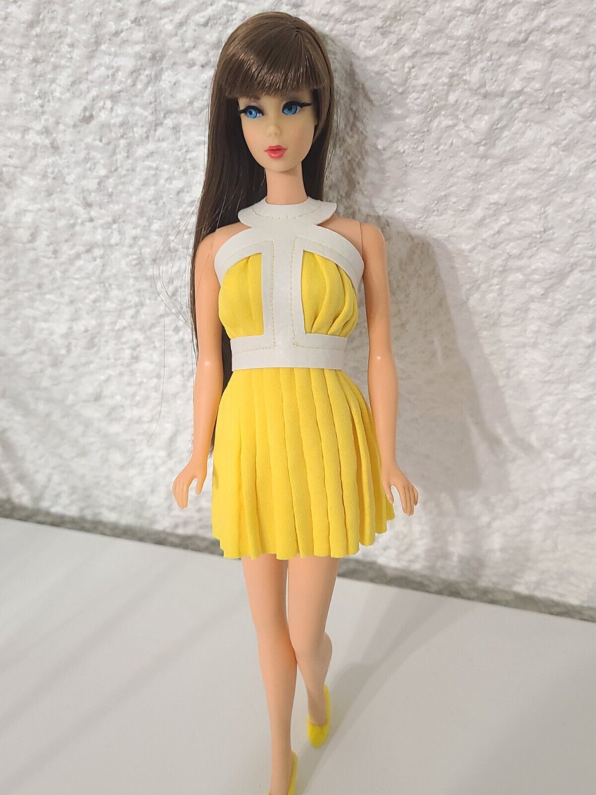 Handmade Fashion Dress For Barbie Inspired by the Vintage Francie No Bangs Dress