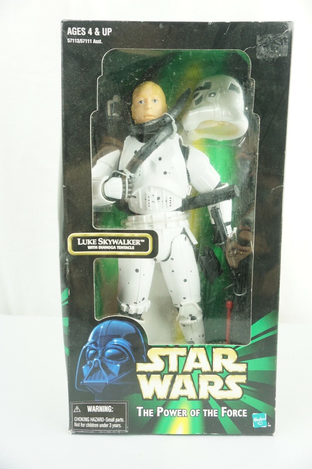 Hasbro Star Wars POTF 12” Luke Skywalker with Dianoga Tentacle NIB 