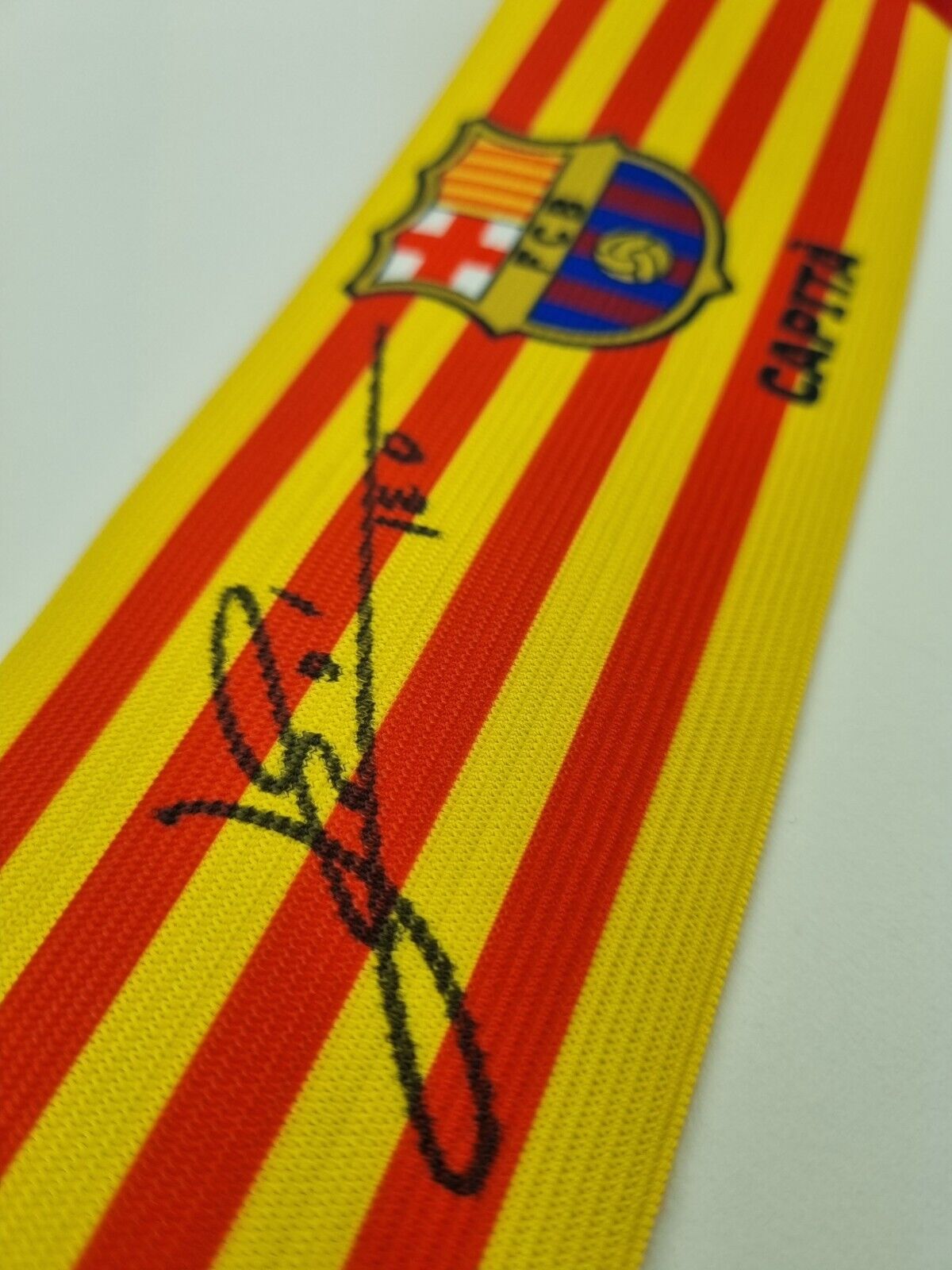 Messi Bracelet Captain 100% original Hand Signed FCB Fútbol Club Barcelona