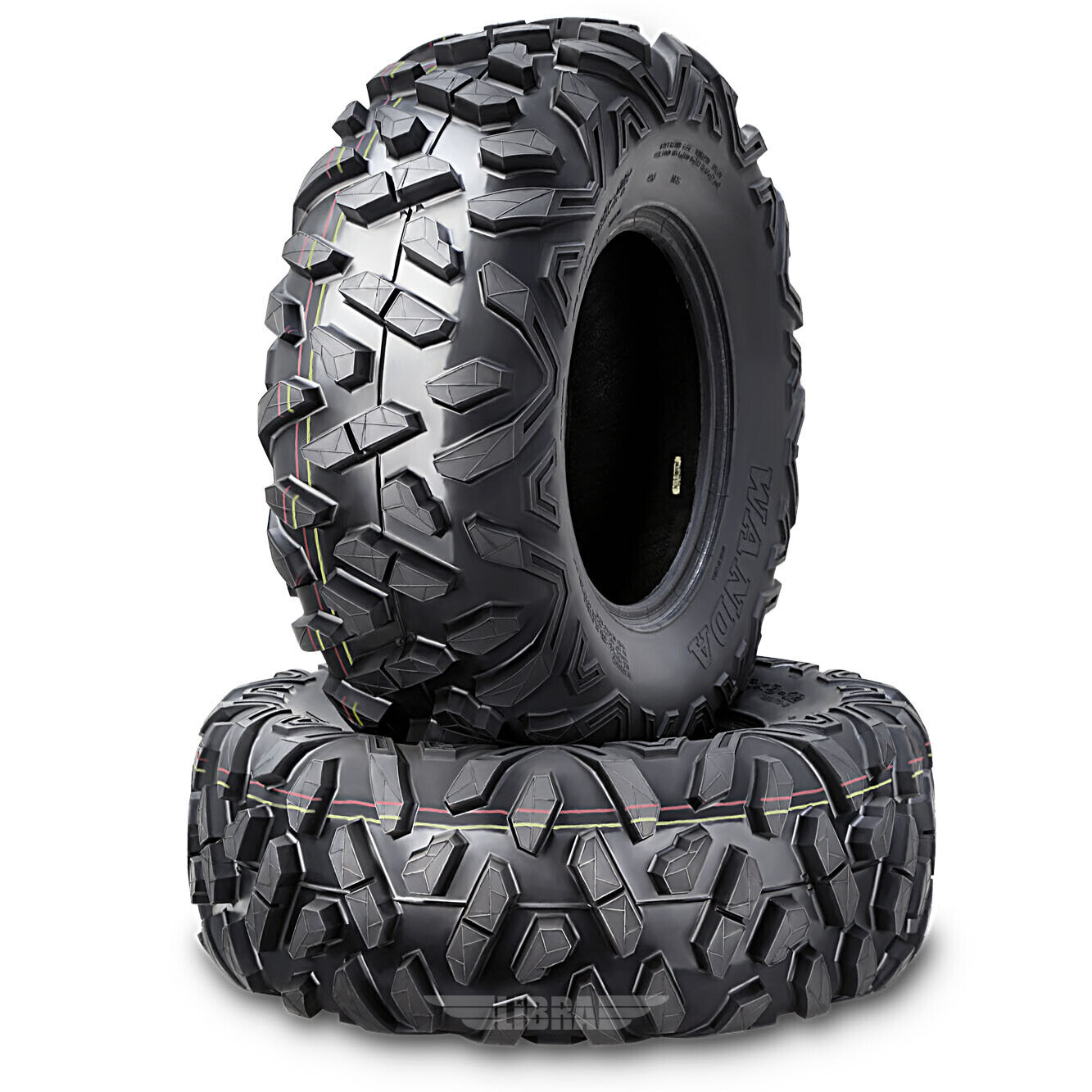 (2) 27x9-14 Front Tire Set for 2014 John Deere GATOR XUV825I 4x4SE Bighorn Style