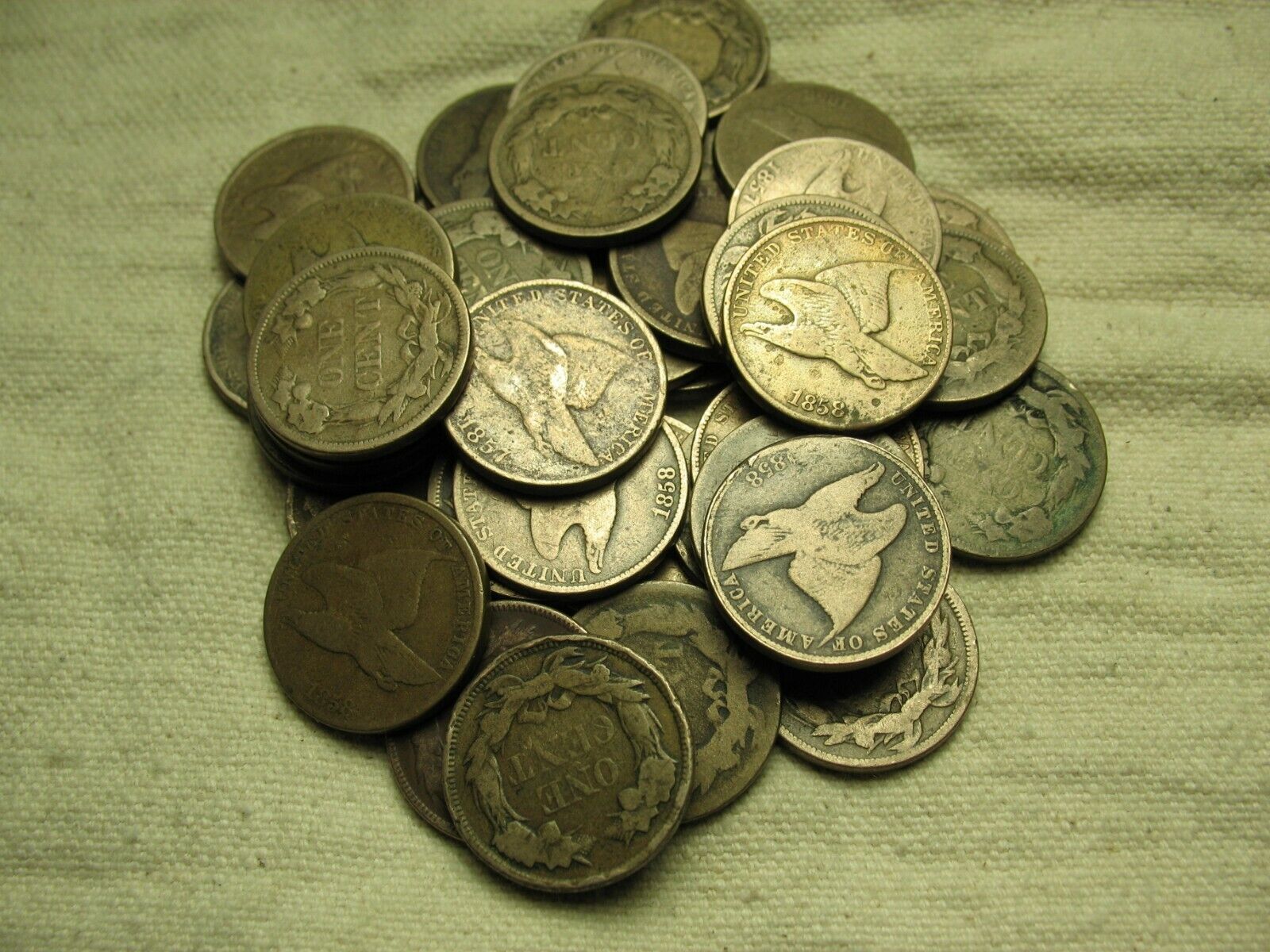 U.S. FLYING EAGLE CENT LOT 1 COIN PER WINNING BID *MAKE AN OFFER* OLD COIN LOT