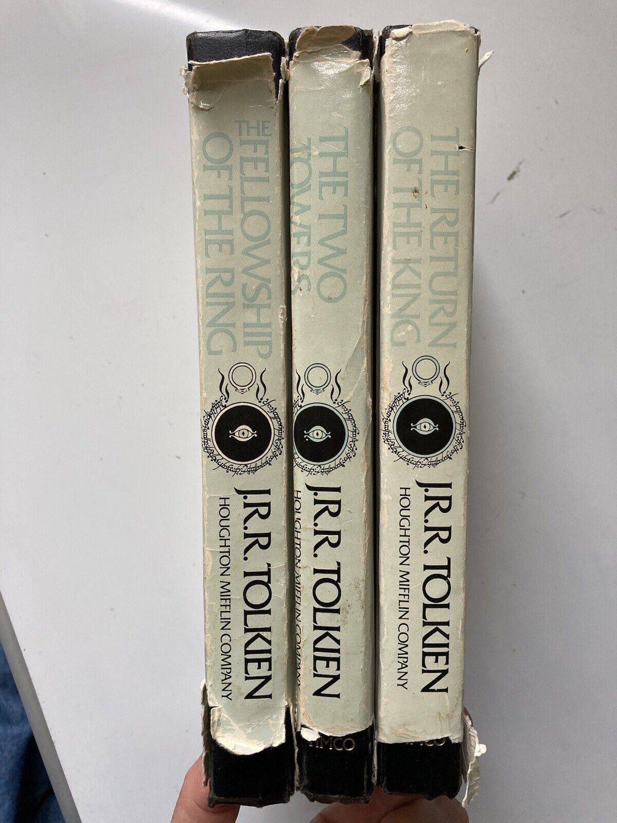 The Lord Of The Rings J. R. R. Tolkien 1982 Revised Book Club Edition Trilogy