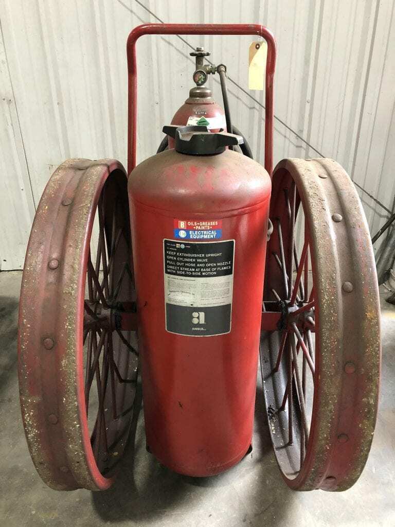 ANSUL K-350-C Red Line mobile Fire Extinguisher 600 psi Class B, C