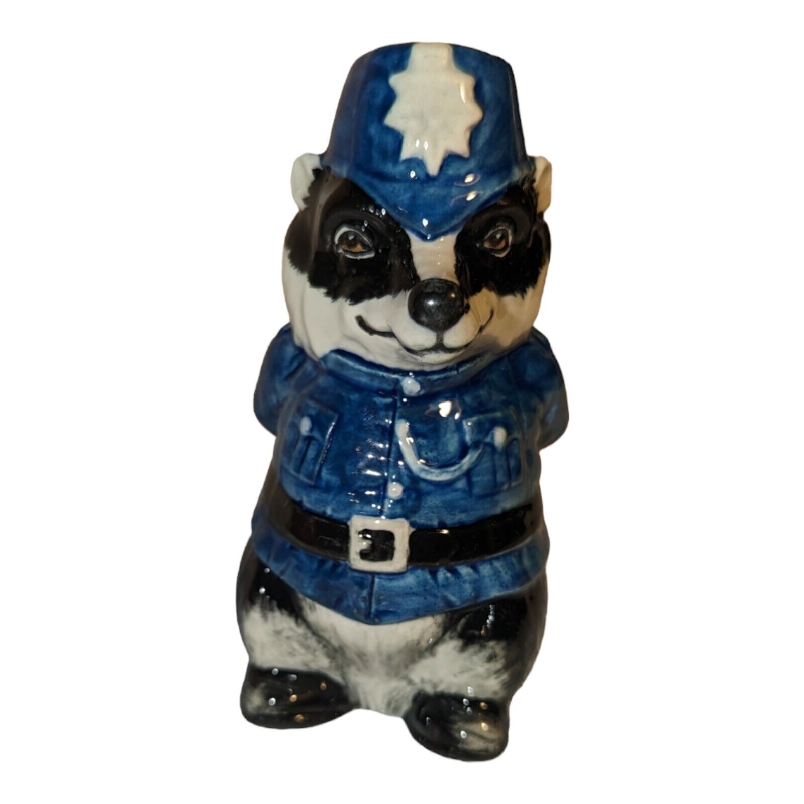 ✨ Vintage PC Brock Staffordshire Fine Ceramics Woodland Collection Police Badger