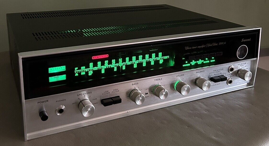 SANSUI 5000A STEREO RECEIVER NICE