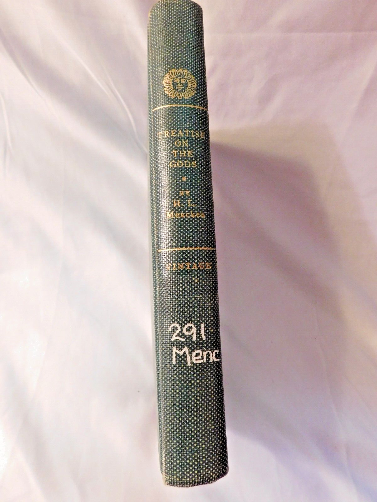 Treatise On the Gods by H. L. Mencken Hardcover First Edition 1963