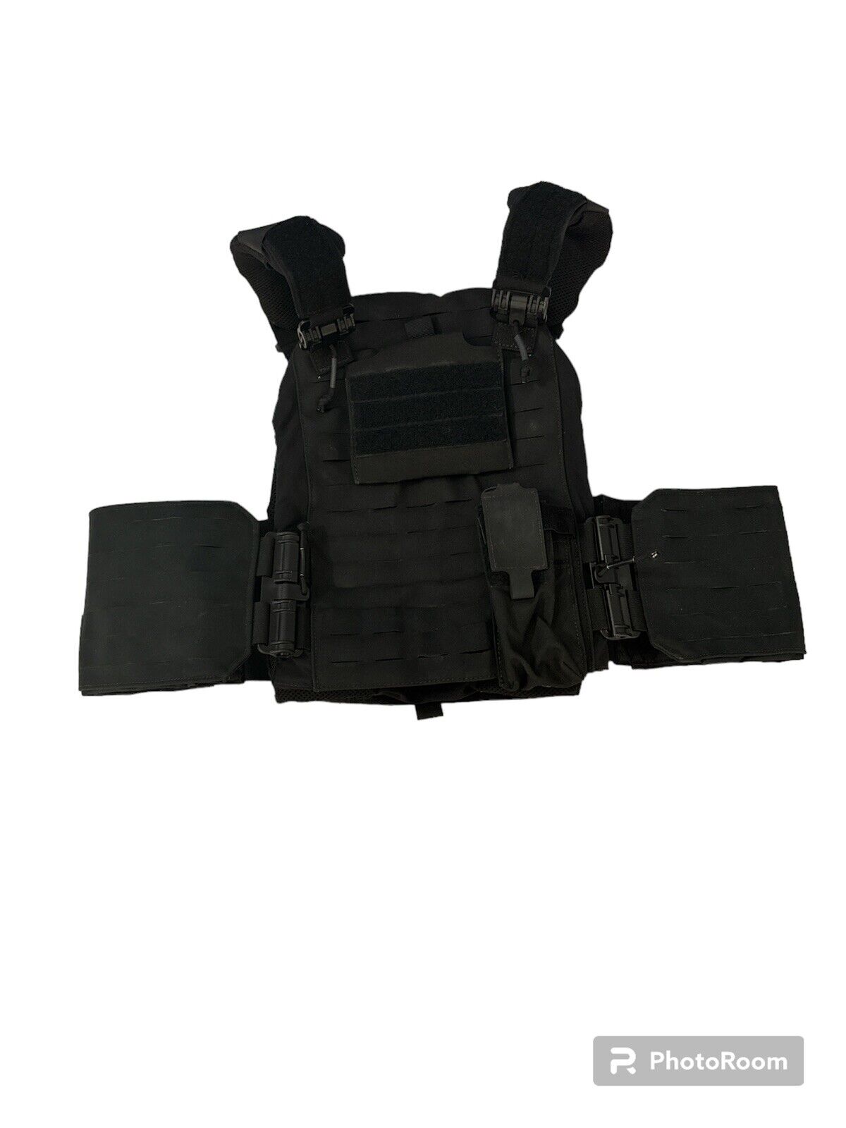 FirstSpear Strandhogg plate carrier 6/12 Tubes XL Black W/ Admin And Radio Pouch