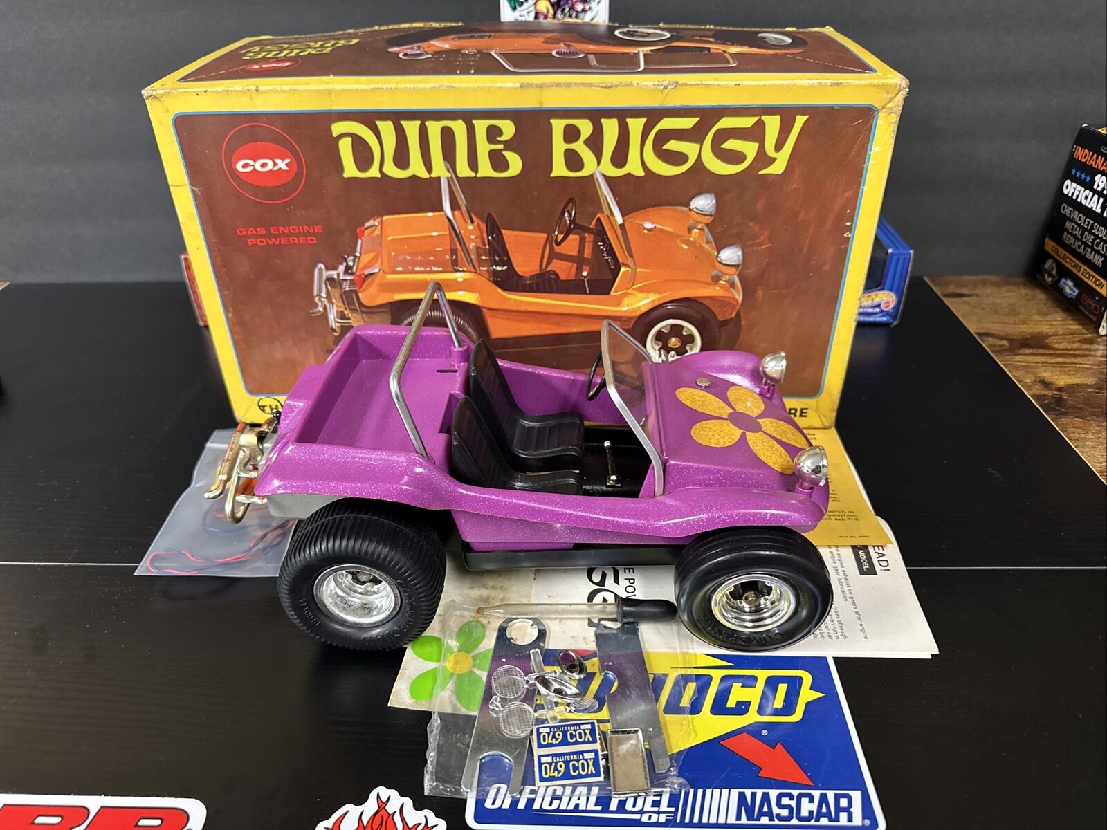 COX Dune Buggy Gas Powered Metallic Purple Untested.  Vintage