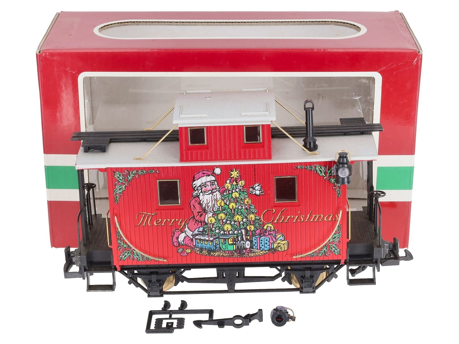 LGB 44650 Merry Christmas Caboose - Metal Wheels/Box