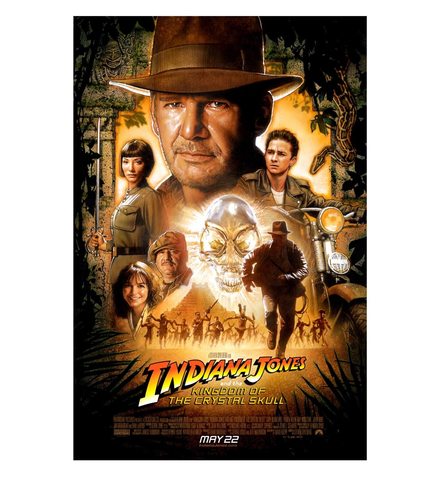 Indiana Jones Kingdom of the Crystal Ball Movie Poster - 24\