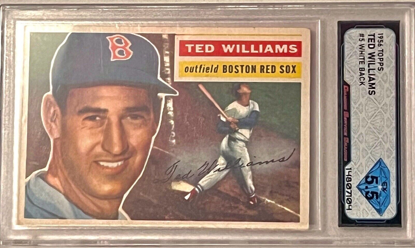 1956 topps Ted Williams DSG 5.5 -Scan me