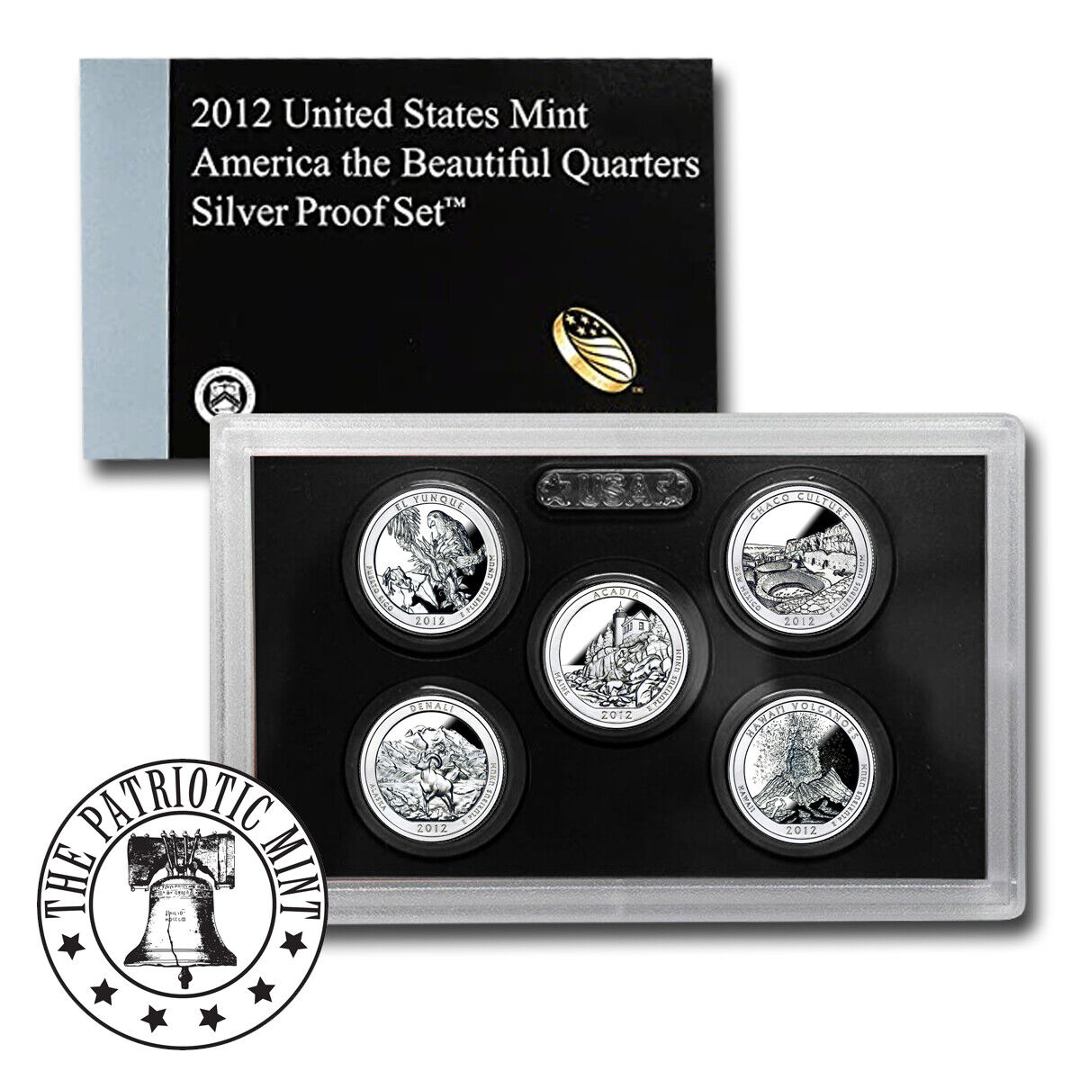 2012-S Silver Quarter ATB Proof Set (OGP/COA)