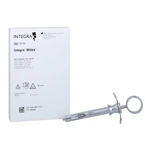 Integra Miltex - CW style Aspirating and syringes 1.8 cc #76-70