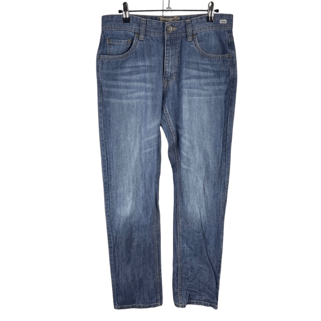 1955 Vintage Straight Jeans 32x32 Men’s Dark Wash Pre-Owned [#3496]