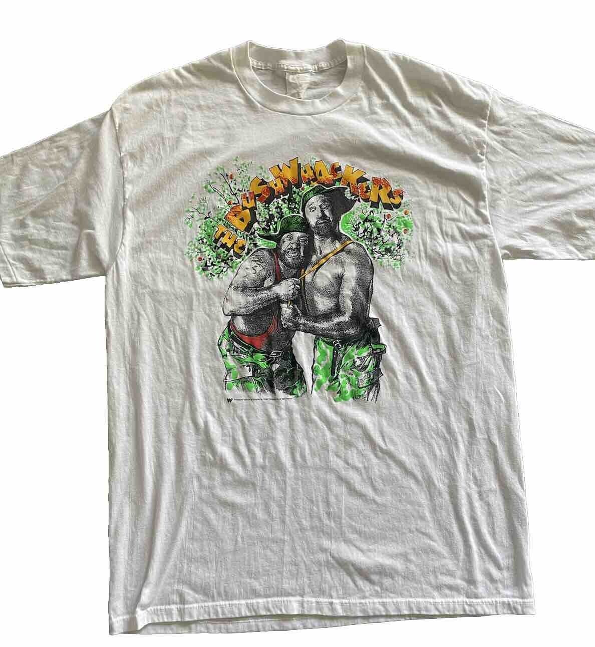 RARE Vintage 90s 1990 WWF The Bushwhackers Wrestling Shirt