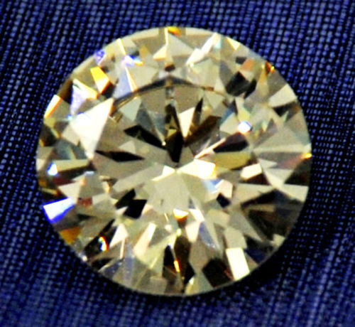 20 ct Vintage Stunning Brilliant Canary Top AAAA CZ Moissanite Simulant 18 mm