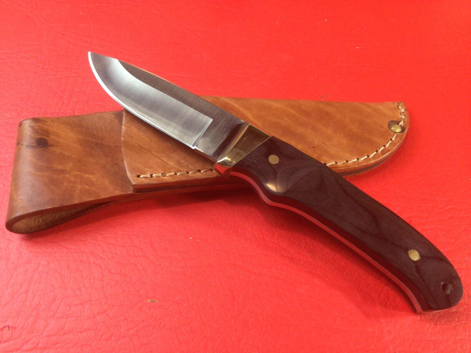 SCHRADE USA PH2 MINI PRO HUNTING KNIFE SHEATH VINTAGE c1980's
