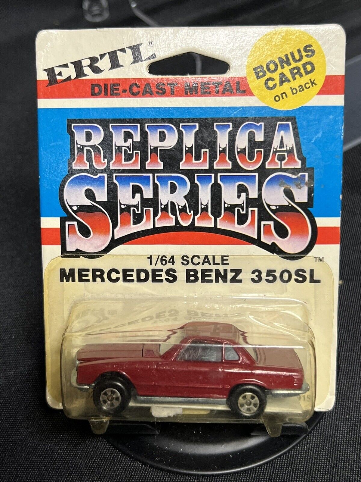 Vintage Playart Mercedes Benz 350SL 350 SL Red Coupe 1:64