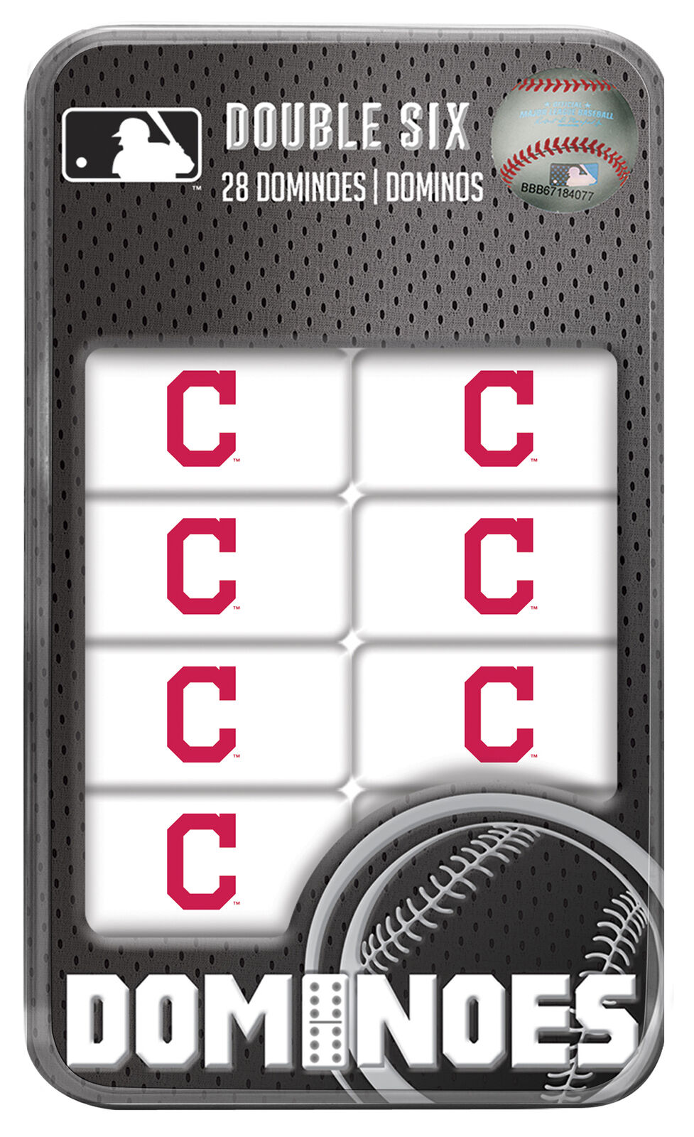 MasterPieces - Cleveland Indians - MLB Dominoes Set