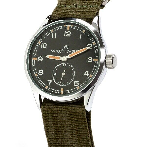 ‘Ailager’ vintage WW2 style DIRTY DOZEN British Army Military Service Watch