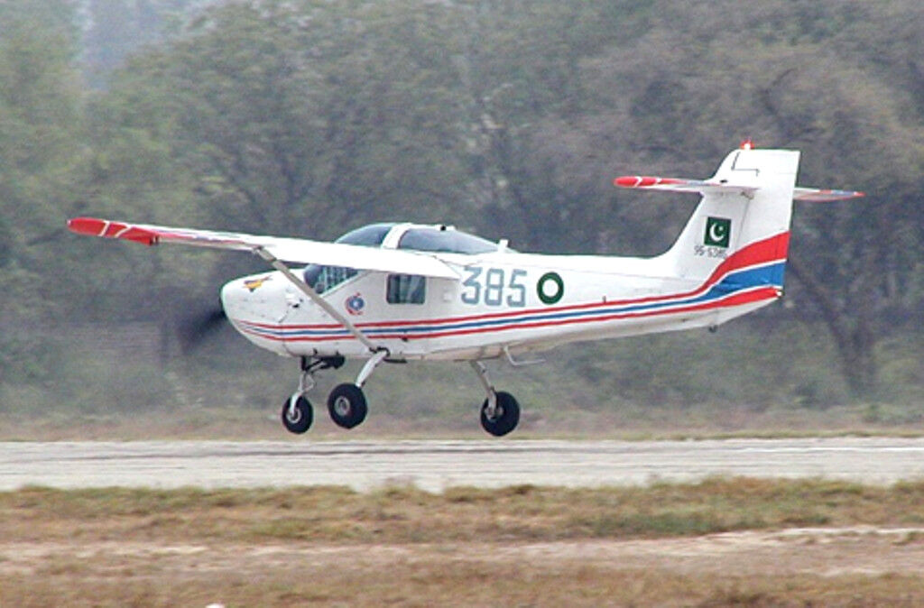PAC MFI-17 Mushshak Basic Training Aircraft Desk Wood Model Large