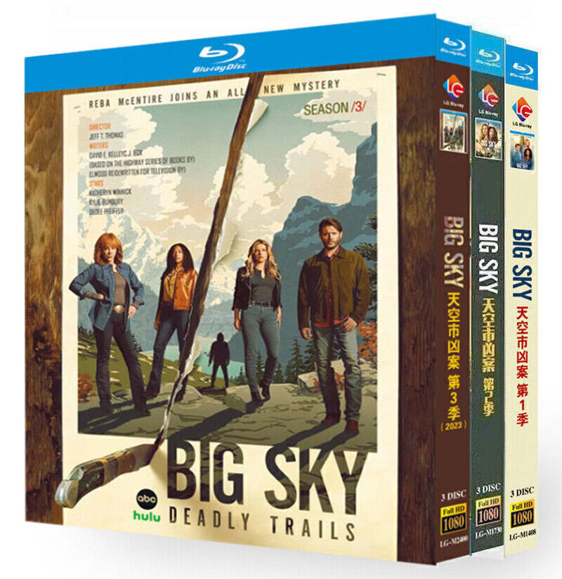 Big Sky Season 1-3 Blu-ray BD 9 Discs TV Series English All Region Subtitle