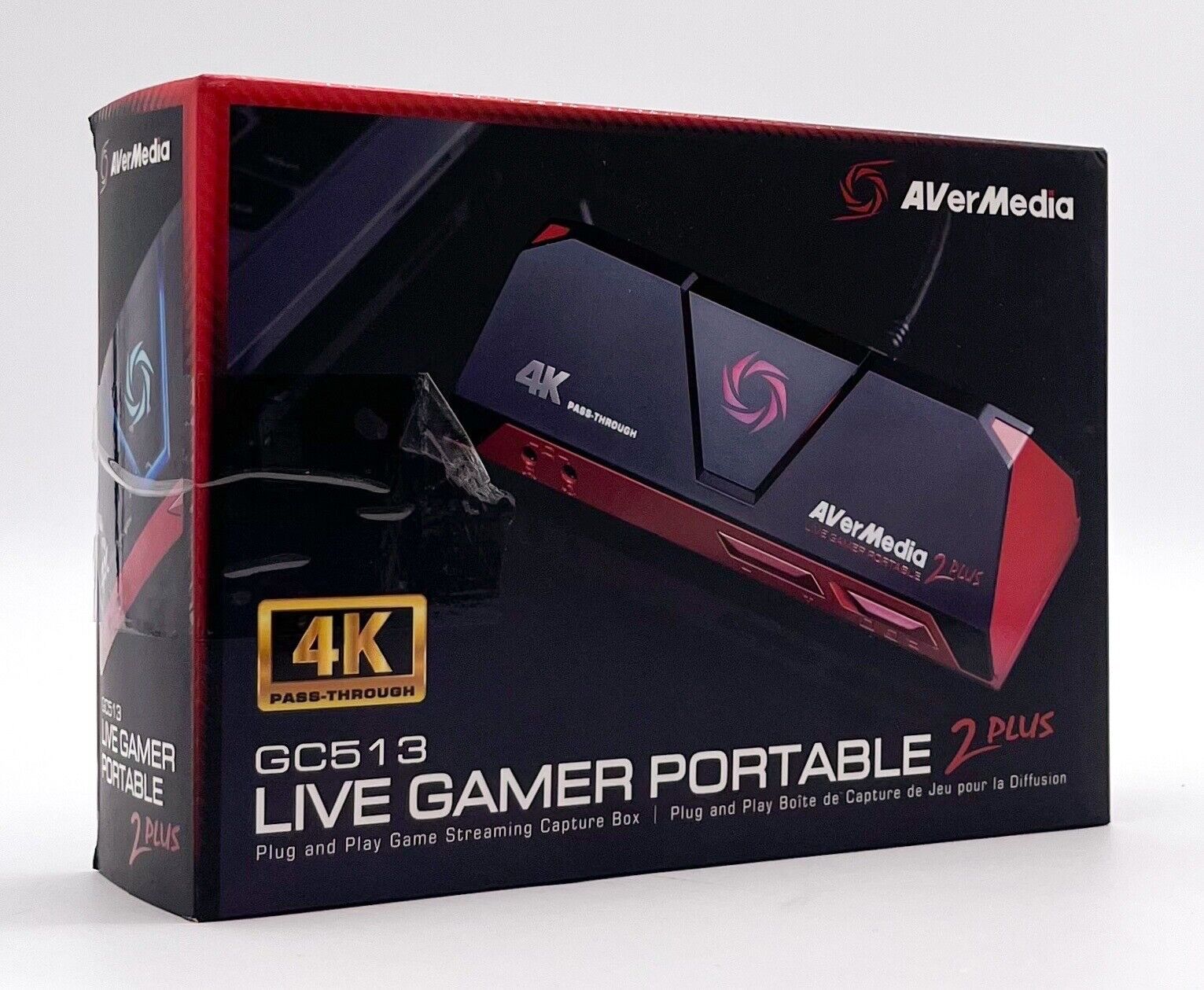 AVerMedia Live Gamer Portable 2 Plus GC513 4K Pass-Through Game Capture Box