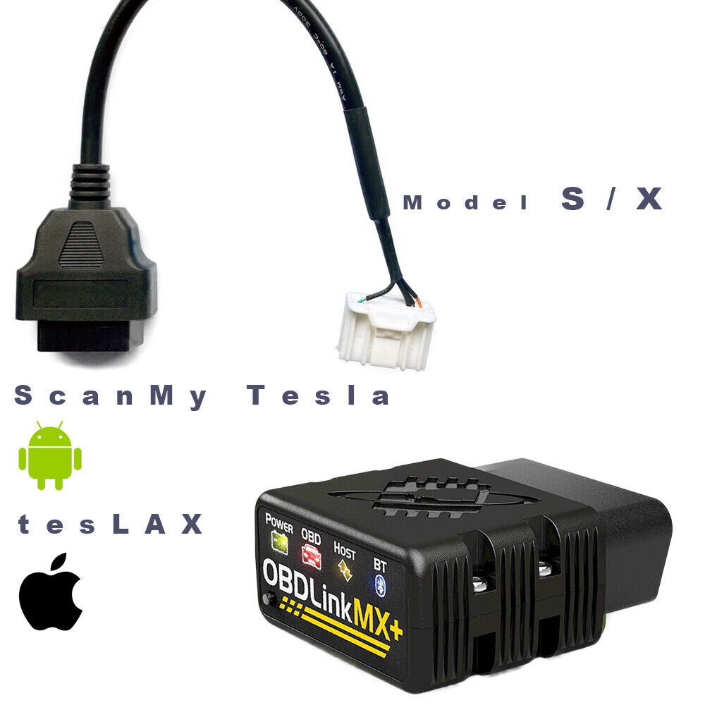 OBDLink MX + Tesla Model S/X  OBD2 Adapter For Scan My Tesla TesLAX OBDII