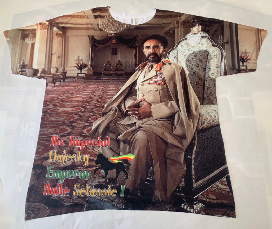 Emperor Haile Selassie I Shirt Jah Rastafari Ethiopia Black History Month