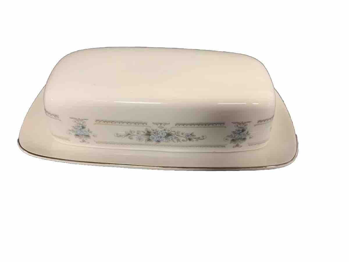 wade fine porcelain china “Elington”/ Japan/ Retired/ Butter Dish/ Butter Keeper