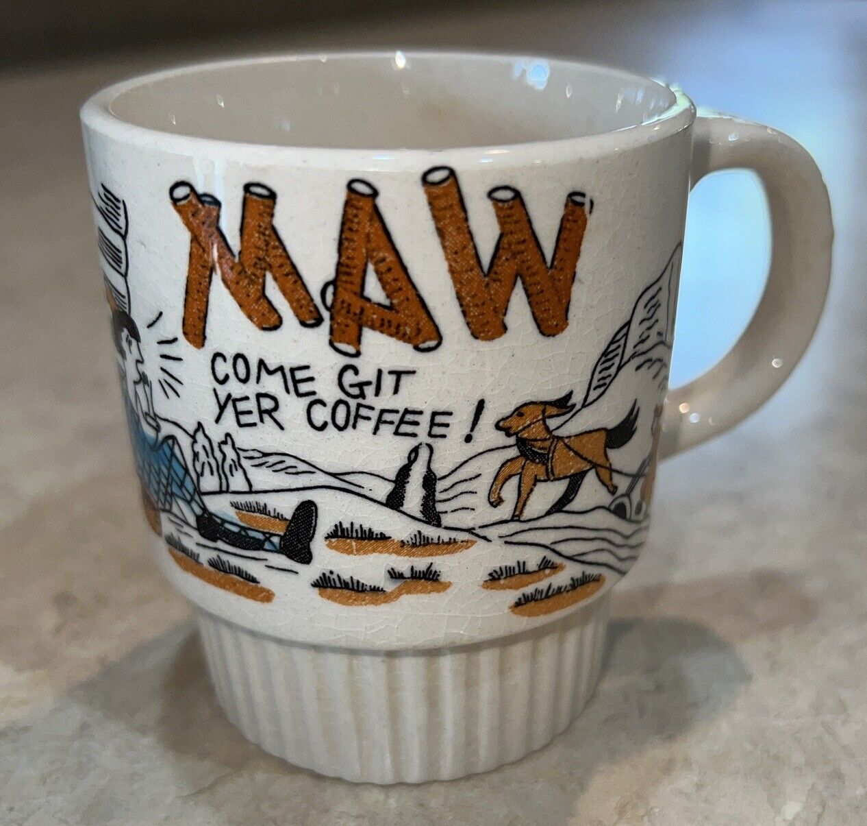Vintage Maw Come Git Yer Coffee Mug, Made in Japan