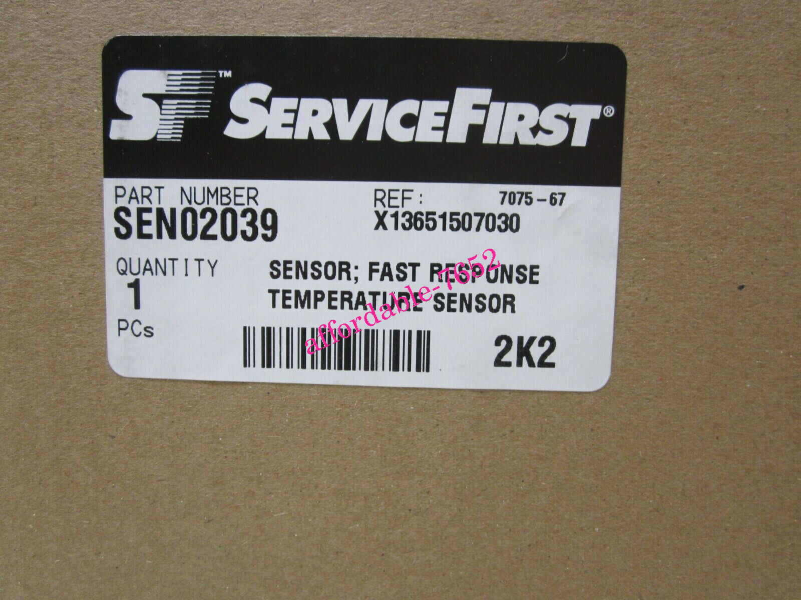 NEW TRANE SERVICE FIRST SEN02039 TEMPERATURE SENSOR FedEx or DHL