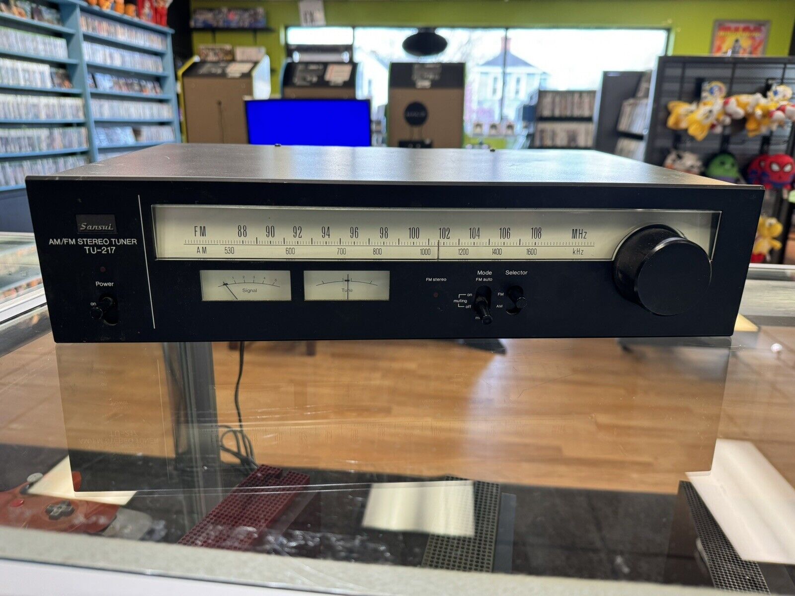 Vintage Sansui TU-217 AM/FM Stereo Tuner - Tested & Works Great