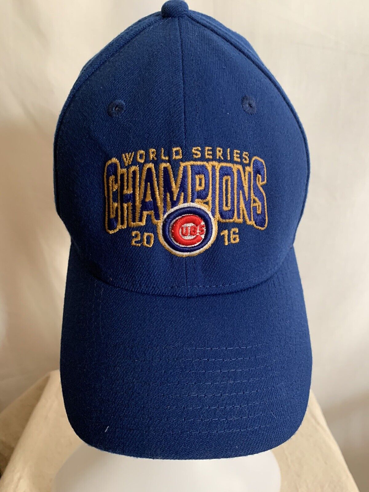  Chicago Cubs 2016 World Series Champions New Era 39 Thirty Hat Cap Small-Medium