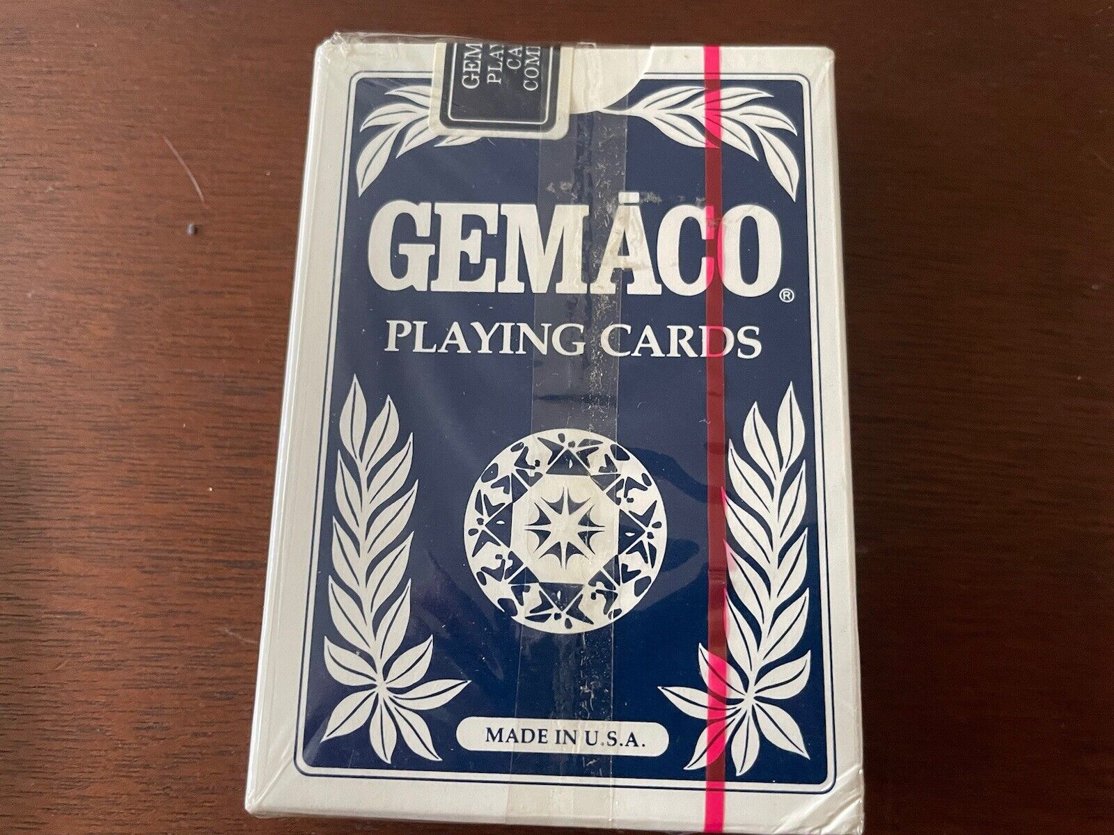 GEMACO Playing Cards Sealed NOS Blue Casino Pro Regular Faces Armor Finish