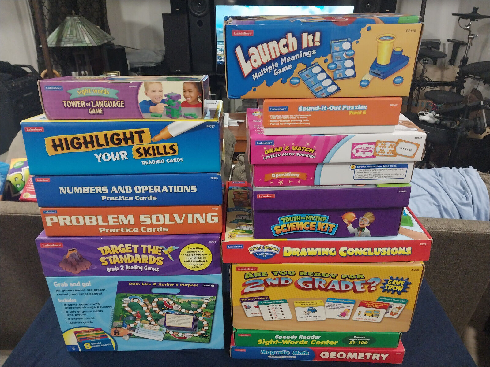 Lot of 13 Lakeshore Learning Games