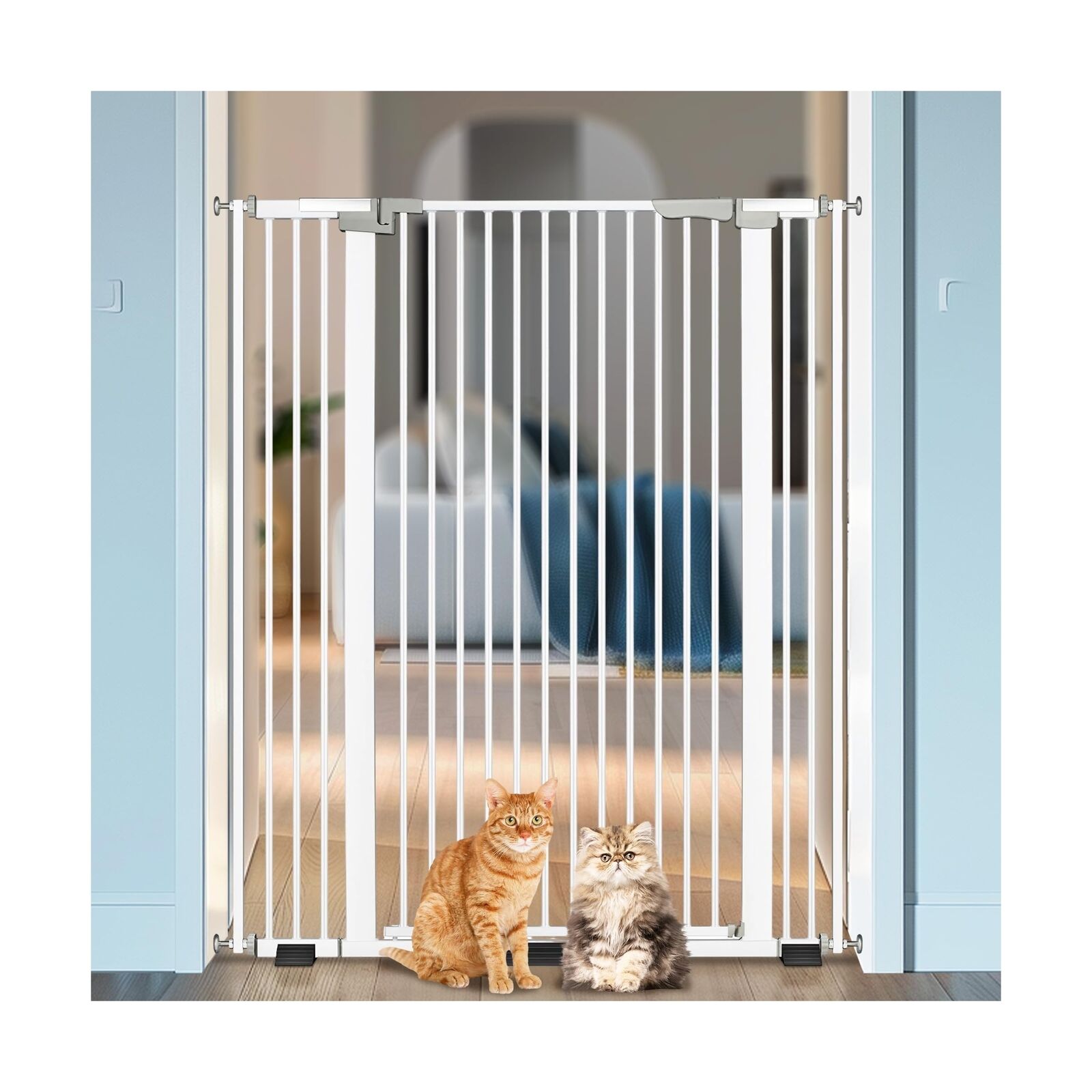 KoreTech Cat Gate Extra Tall, 52 Inch Pet Gate 30\