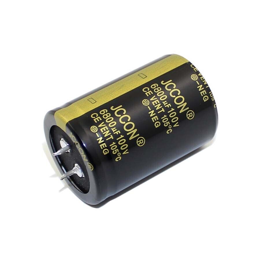 6800uF 100V Snap-in Amplifier Audio Power Filter Electrolytic Capacitors 35x50mm