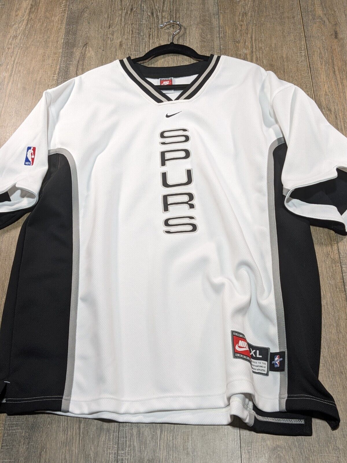 Vintage San Antonio Spurs Warmup Jersey 90s Mens XL Team Nike Sports Authentic