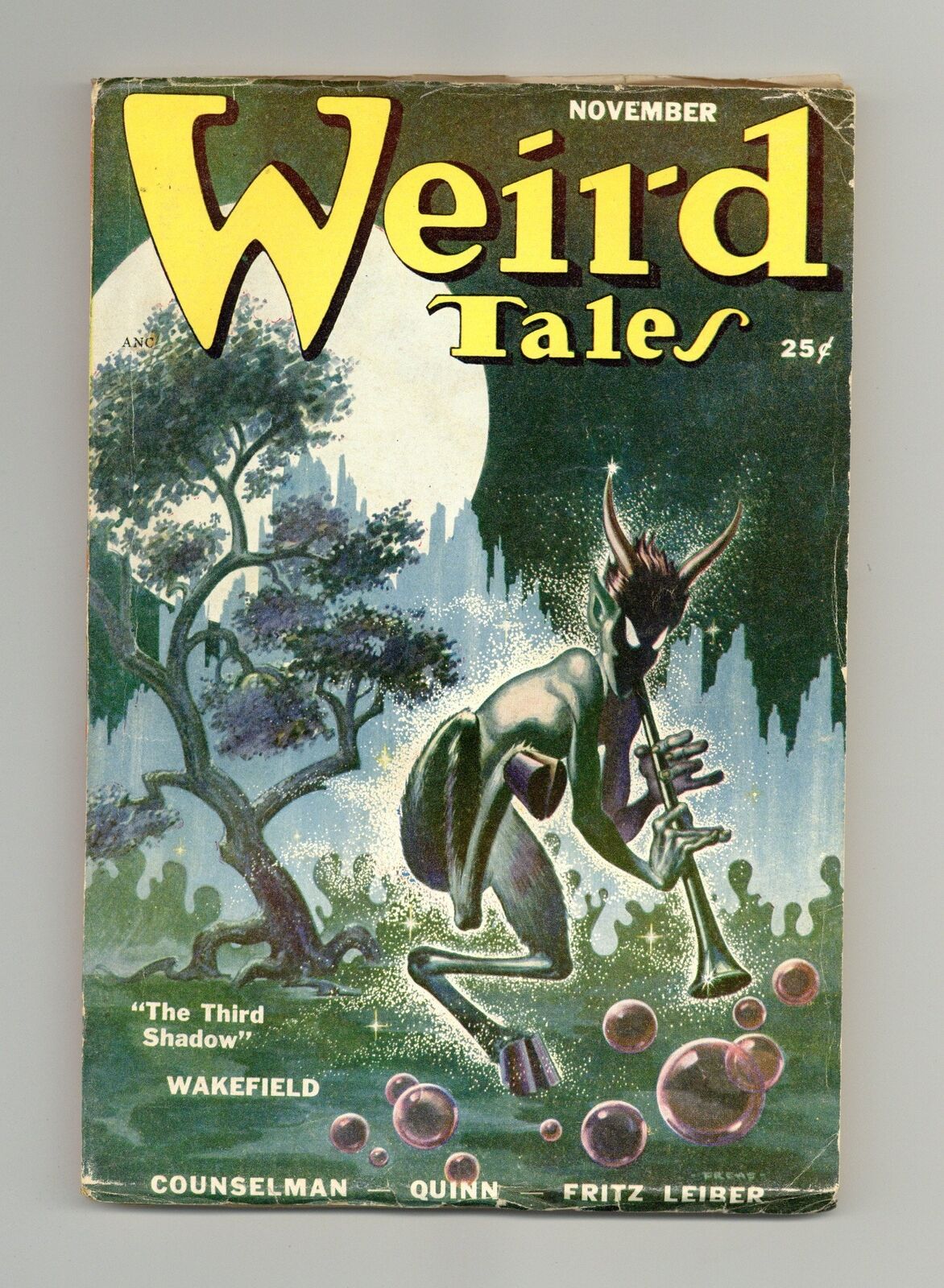 Weird Tales Pulp 1st Series Nov 1950 Vol. 43 #1 FN+ 6.5