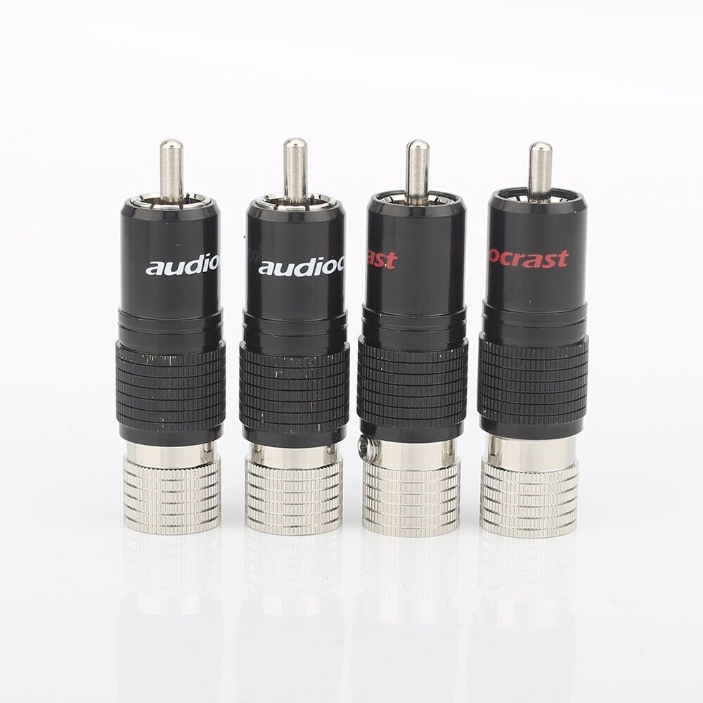 4PCS Audiophile Rhodium plated RCA terminal Brand new RCA Connector No Solder