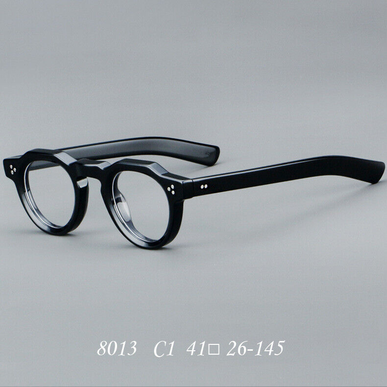 LUXURY Full Rim Acetate Retro Eyeglass Frames Women MEN Orange Glasses