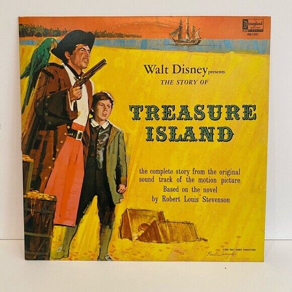 Vintage Walt Disney’s s Treasure Island Vinyl