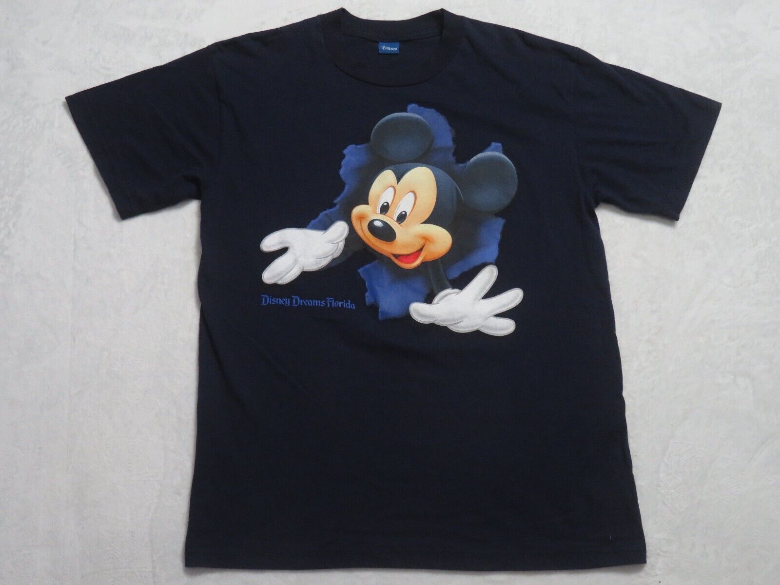 Vintage Disney Dream Florida Mickey Mouse Shirt Size Large Medium Double Sided