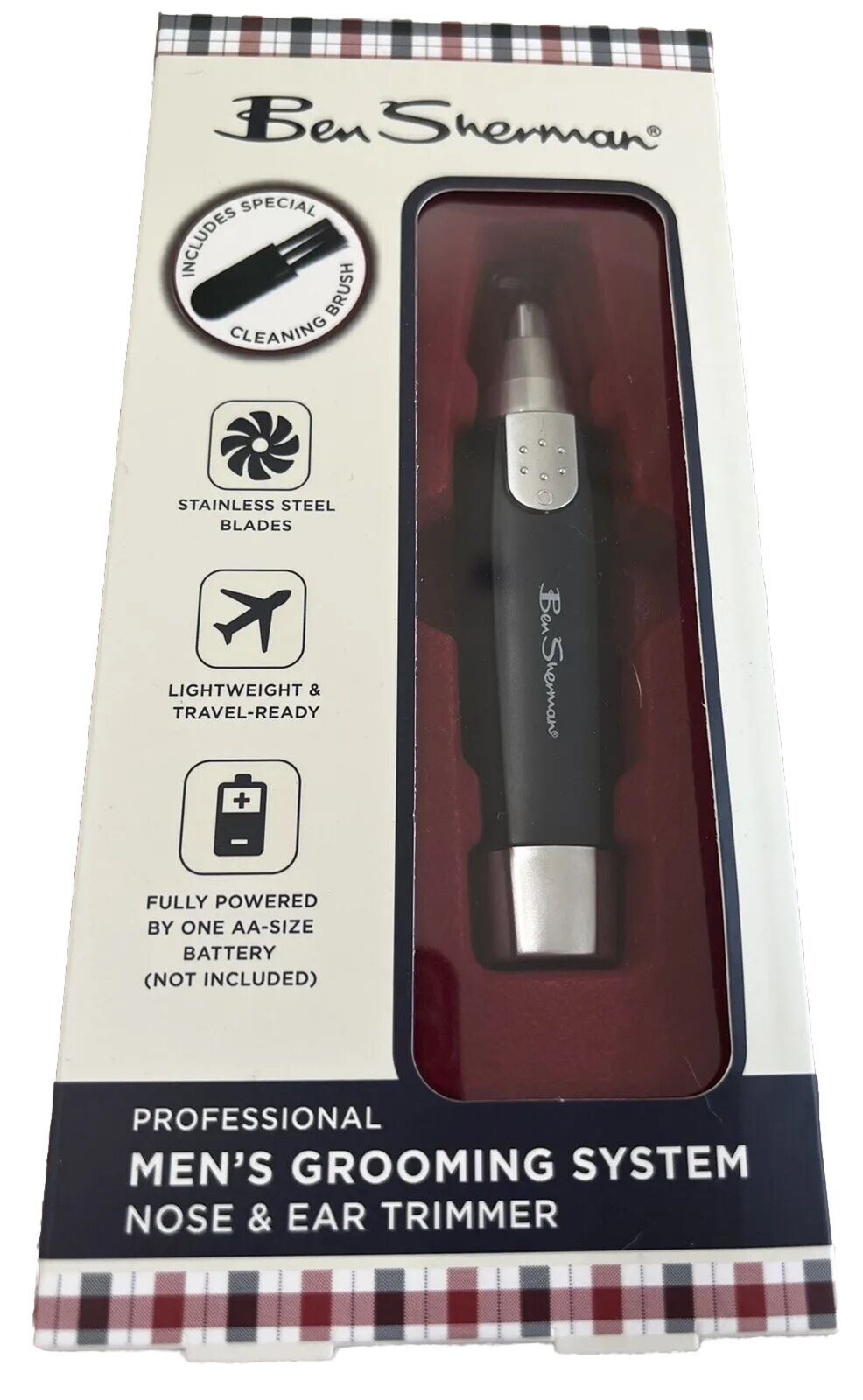 Ben Sherman Nose & Ear Trimmer Men’s Grooming. New In Box. Great Gift Idea