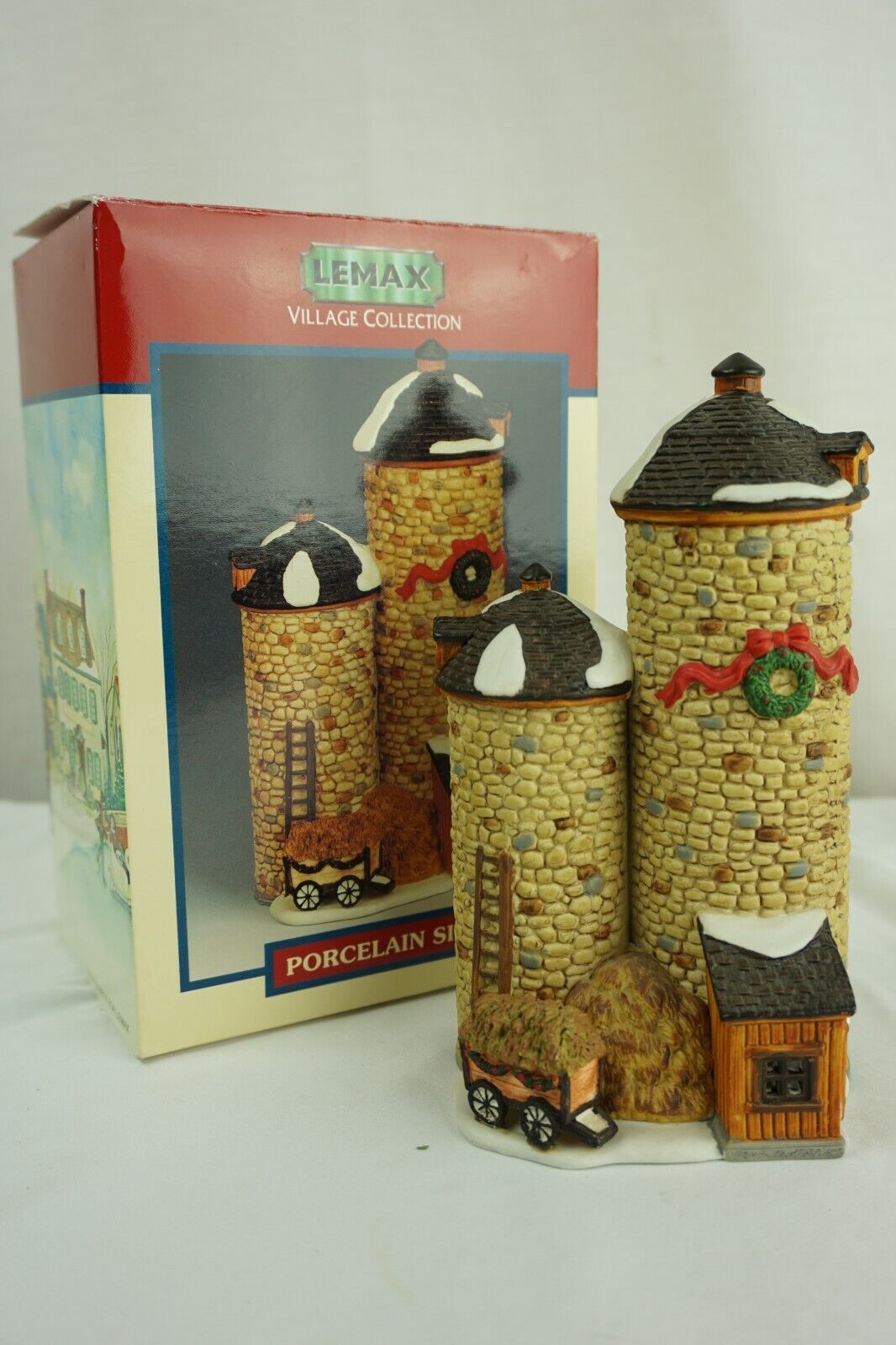 Lemax 1999 Village Collection Porcelain SILO Accessory #94381 Retired 
