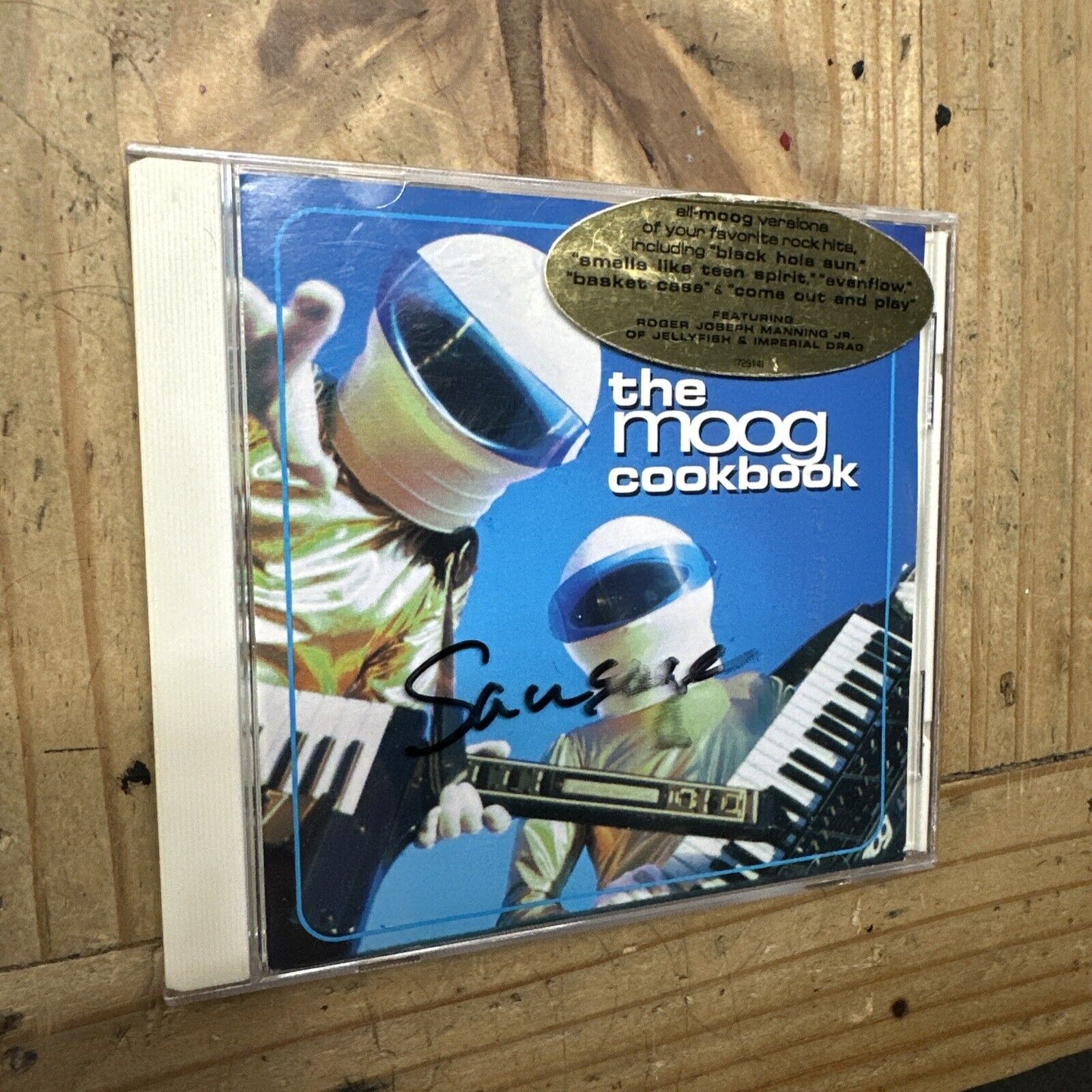 Signed Moog Cookbook 1996 Cook Book Disc NFS Press Radio Record Album Promo CD